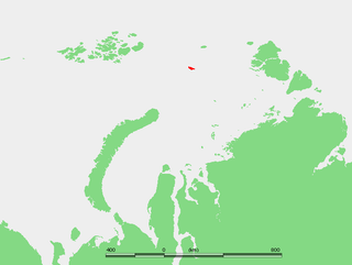 Location of Vize Island (red) in the Kara Sea. Image: Wikimedia